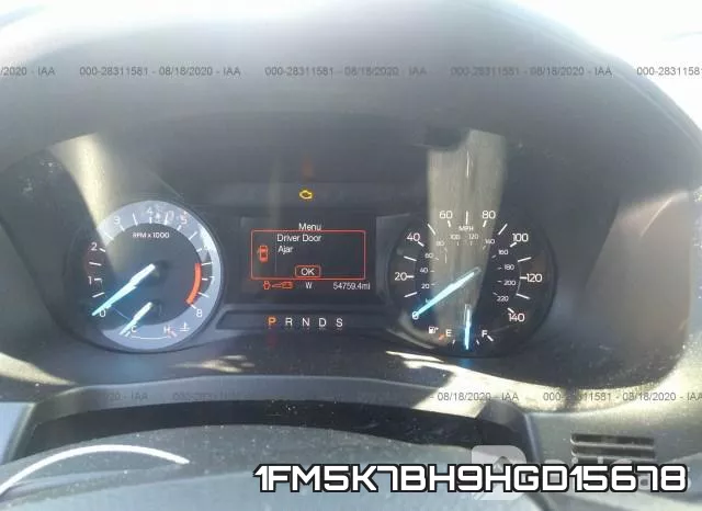 1FM5K7BH9HGD15678 фото 8