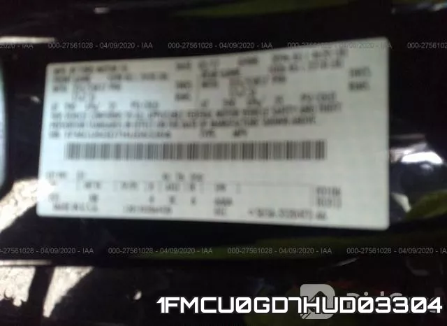 1FMCU0GD7HUD03304 фото 10