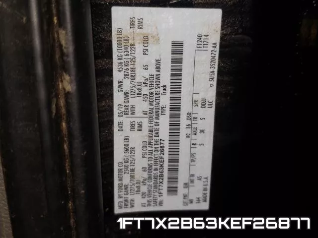 1FT7X2B63KEF26877 фото 2