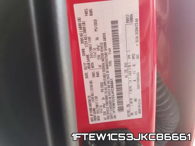 1FTEW1C53JKC86661 фото 2