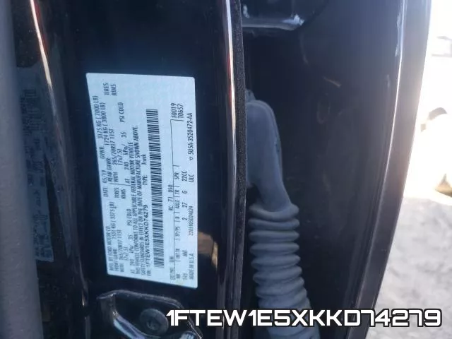 1FTEW1E5XKKD74279 фото 2