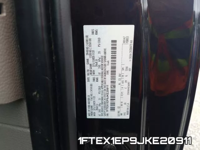 1FTEX1EP9JKE20911 фото 2
