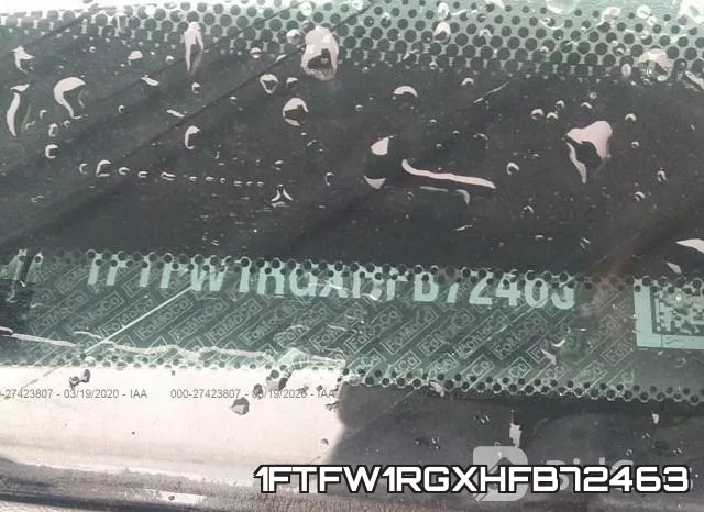 1FTFW1RGXHFB72463 фото 10