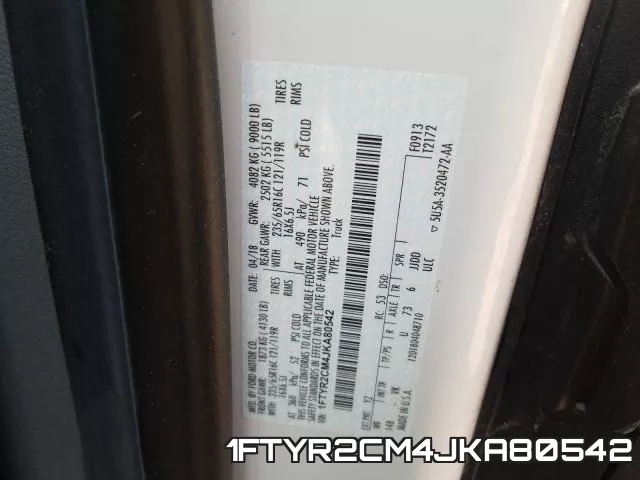 1FTYR2CM4JKA80542 фото 2