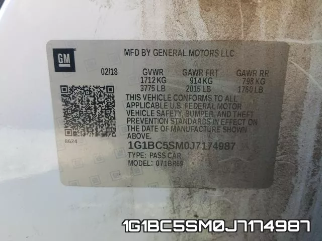 1G1BC5SM0J7174987 фото 2