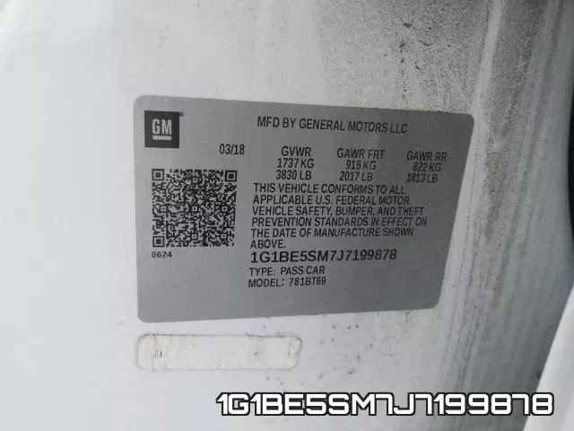 1G1BE5SM7J7199878 фото 2