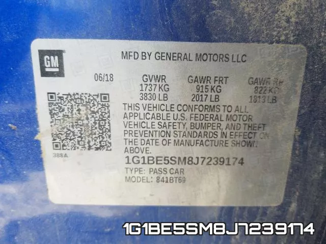 1G1BE5SM8J7239174 фото 2