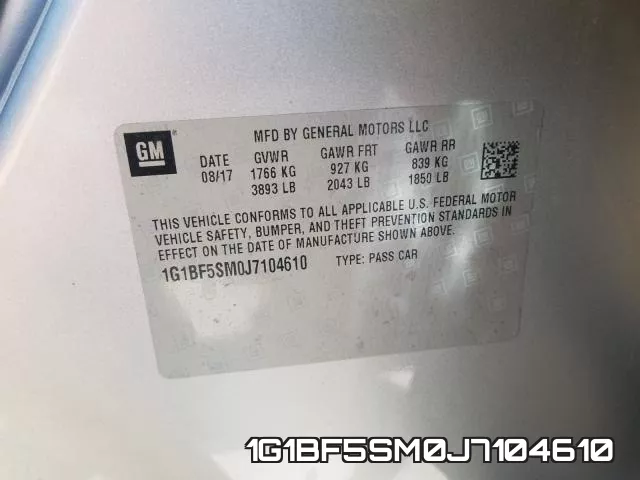 1G1BF5SM0J7104610 фото 2