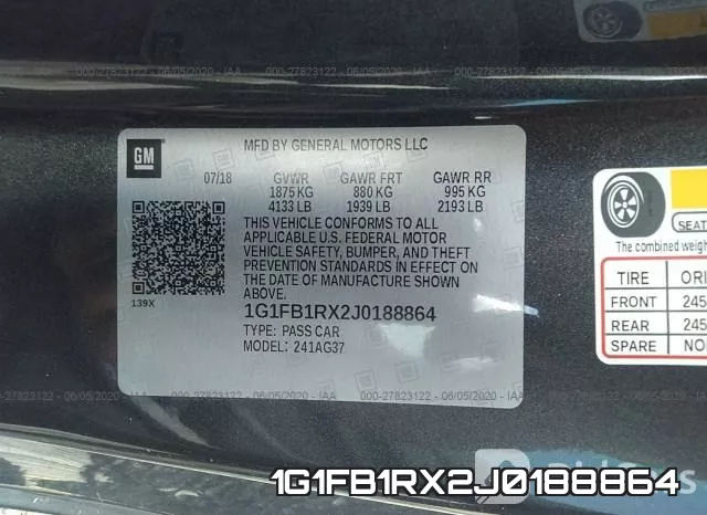1G1FB1RX2J0188864 фото 10