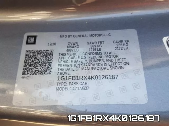 1G1FB1RX4K0126187 фото 2