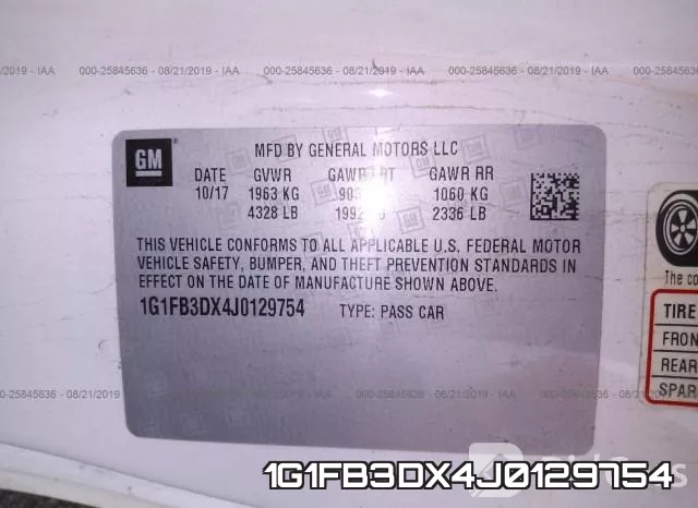 1G1FB3DX4J0129754 фото 10