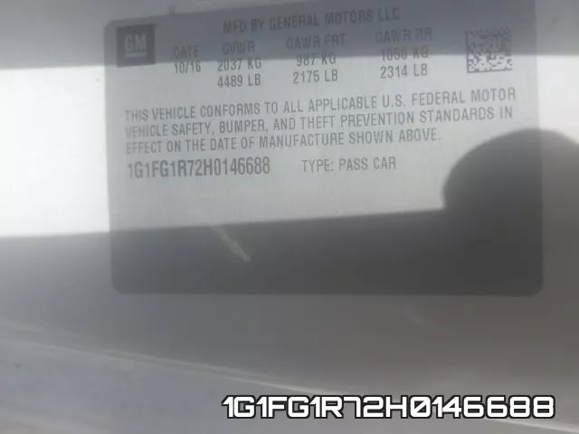 1G1FG1R72H0146688 фото 2