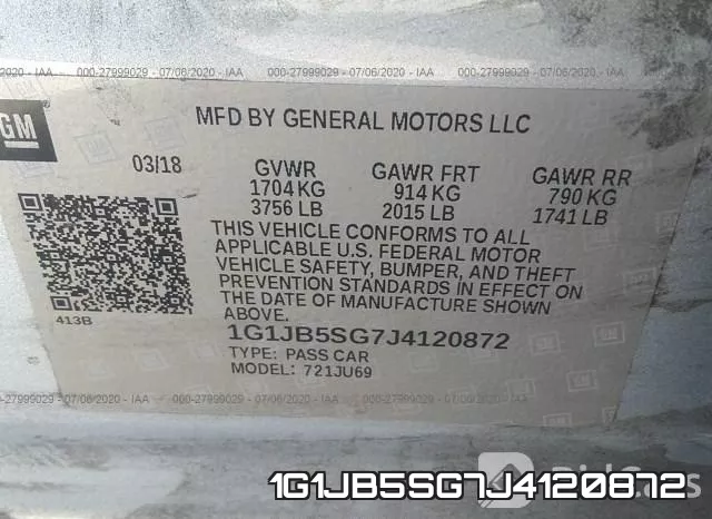 1G1JB5SG7J4120872 фото 10