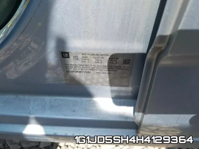 1G1JD5SH4H4129364 фото 2