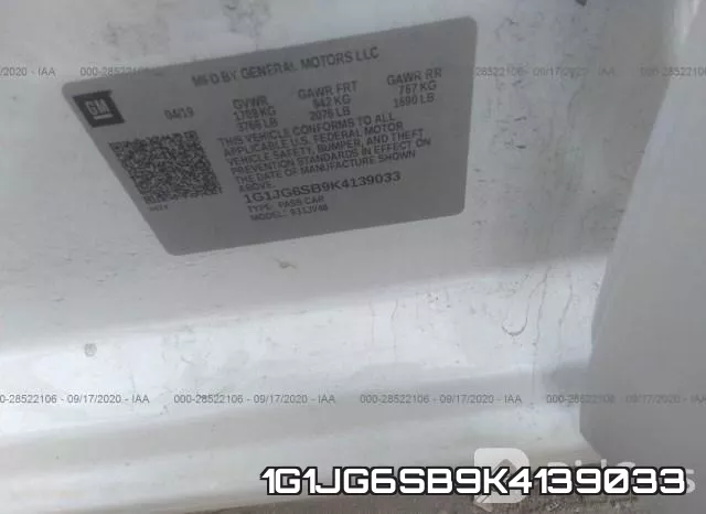 1G1JG6SB9K4139033 фото 10