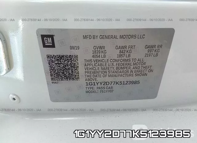 1G1YY2D77K5123985 фото 10
