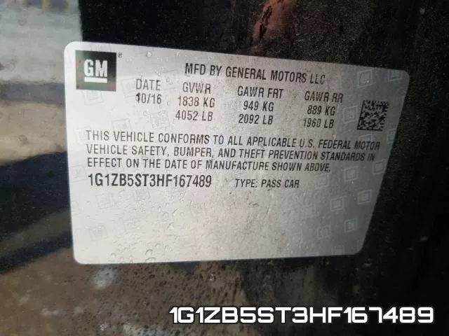 1G1ZB5ST3HF167489 фото 2
