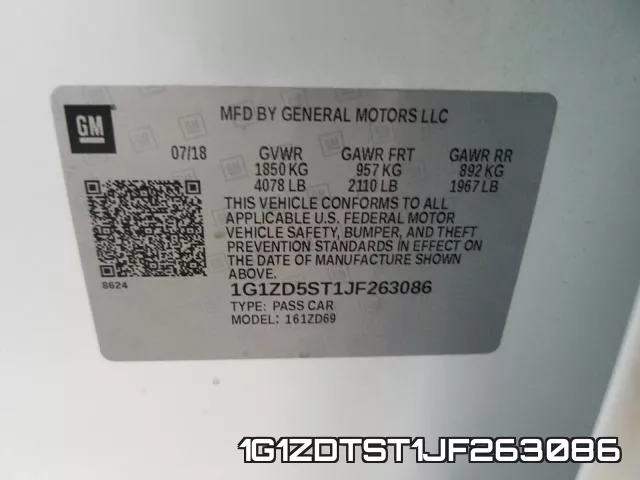1G1ZDTST1JF263086 фото 2