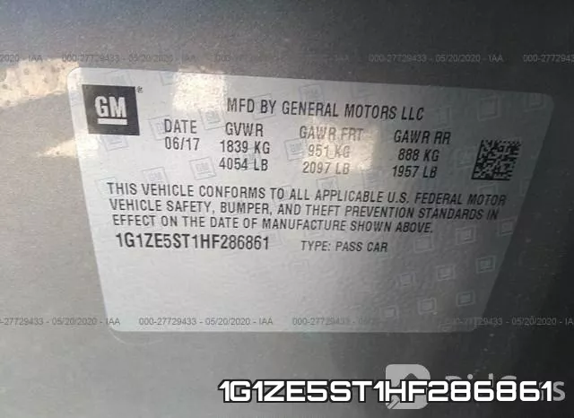 1G1ZE5ST1HF286861 фото 10