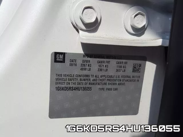 1G6KD5RS4HU136055 фото 2
