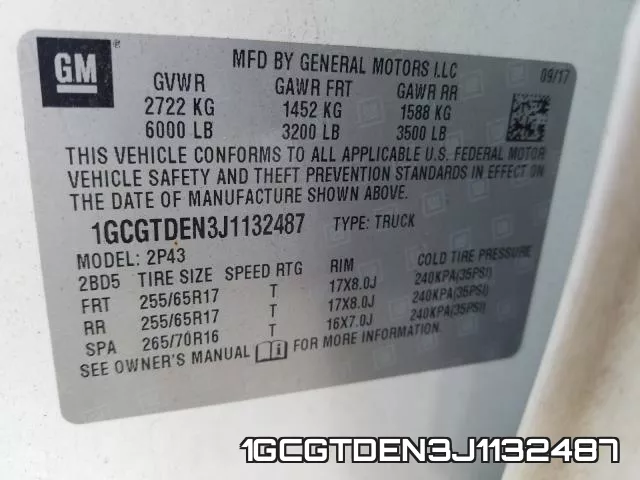1GCGTDEN3J1132487 фото 2