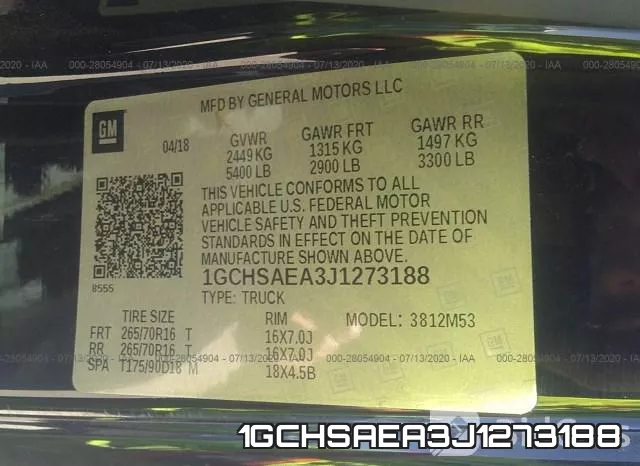 1GCHSAEA3J1273188 фото 10