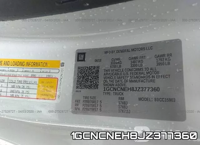 1GCNCNEH8JZ377360 фото 10