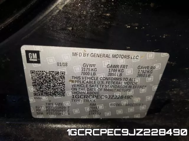 1GCRCPEC9JZ228490 фото 2
