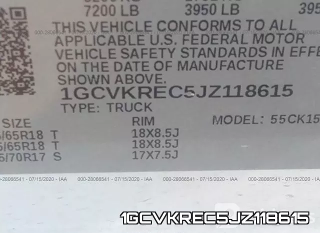 1GCVKREC5JZ118615 фото 10