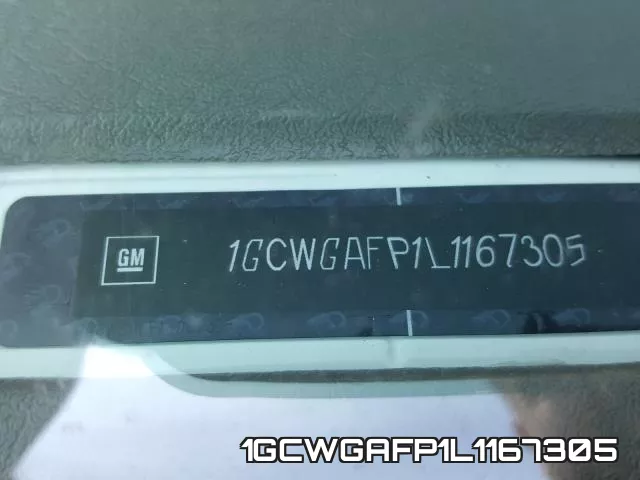 1GCWGAFP1L1167305 фото 2