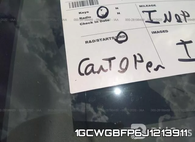 1GCWGBFP6J1213911 фото 2