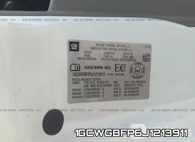 1GCWGBFP6J1213911 фото 10
