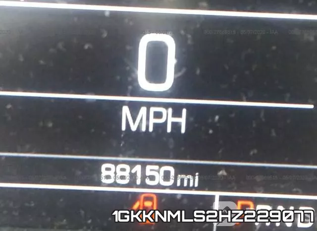 1GKKNMLS2HZ229077 фото 8
