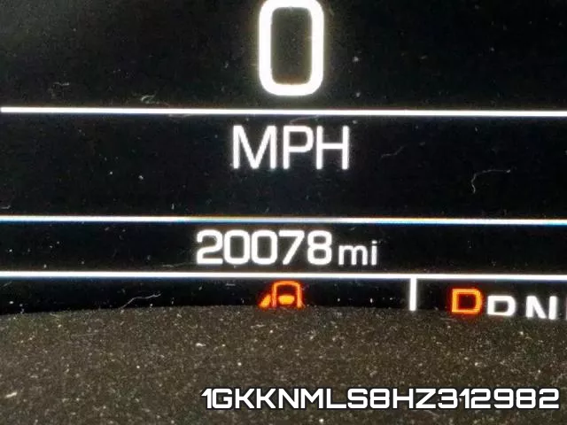 1GKKNMLS8HZ312982 фото 9