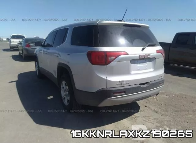 1GKKNRLAXKZ190265 фото 4