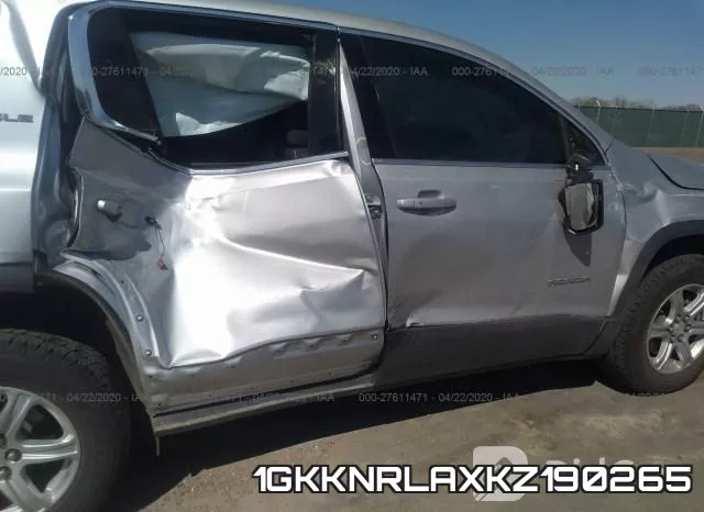 1GKKNRLAXKZ190265 фото 7