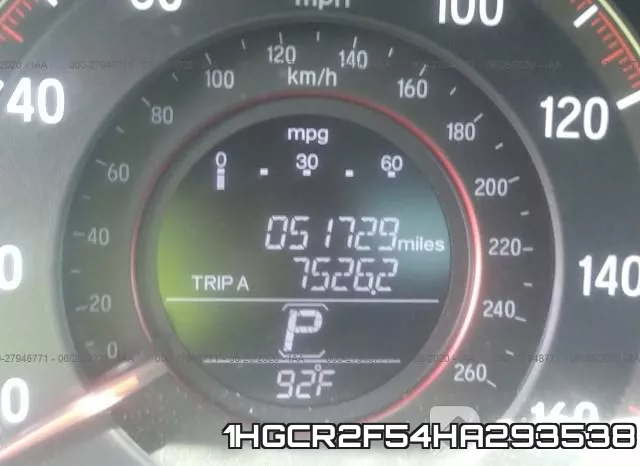 1HGCR2F54HA293538 фото 8