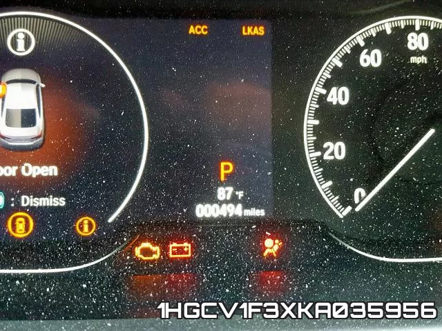 1HGCV1F3XKA035956 фото 9