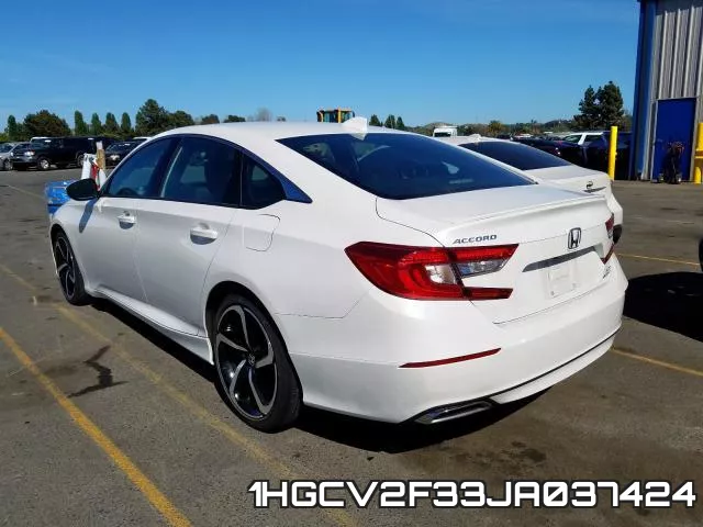 1HGCV2F33JA037424 фото 4