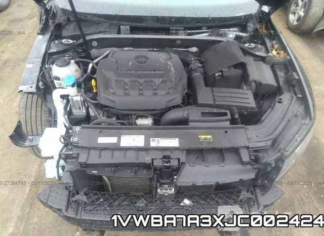 1VWBA7A3XJC002424 фото 2