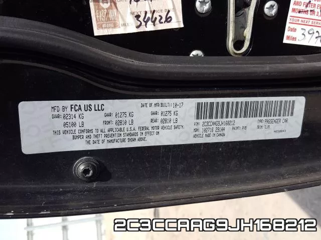 2C3CCAAG9JH168212 фото 2