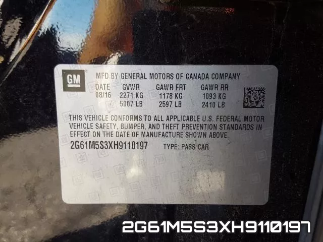 2G61M5S3XH9110197 фото 2