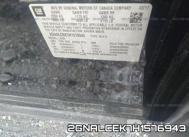 2GNALCEK7H1576943 фото 10