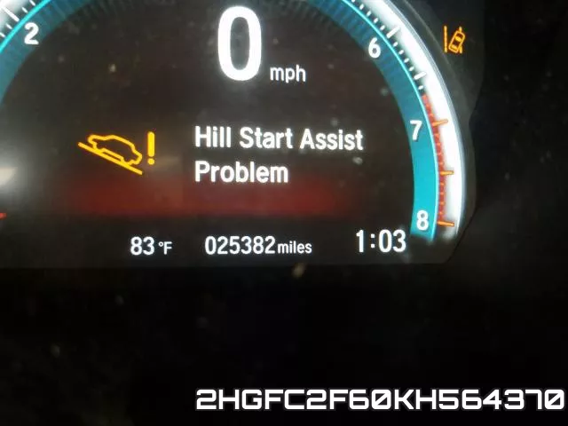 2HGFC2F60KH564370 фото 9