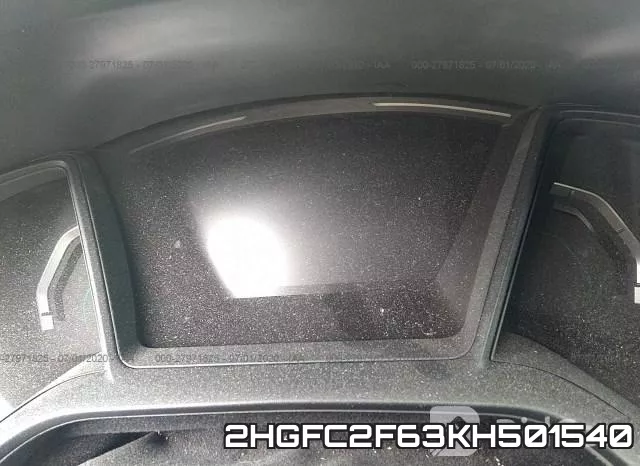 2HGFC2F63KH501540 фото 8
