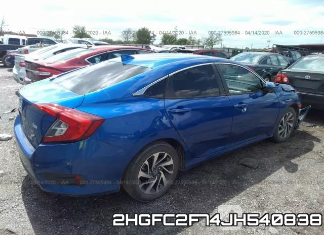 2HGFC2F74JH540838 фото 5