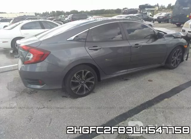2HGFC2F83LH547758 фото 5