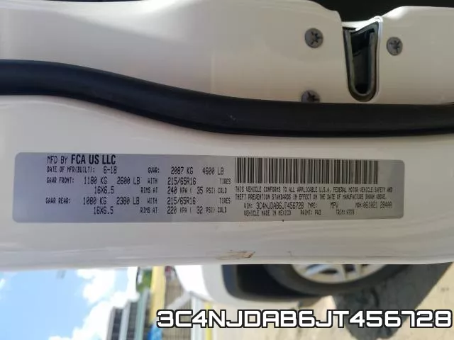 3C4NJDAB6JT456728 фото 2