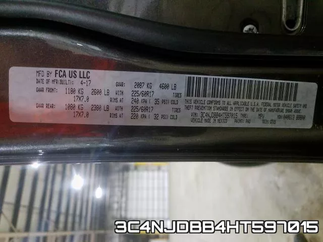 3C4NJDBB4HT597015 фото 2