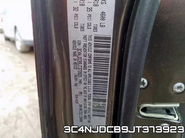 3C4NJDCB9JT373923 фото 2